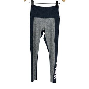 PINK Ultimate Victorias Secret leggings S gray color block logo yoga pockets